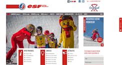 Desktop Screenshot of esf-courchevel.com